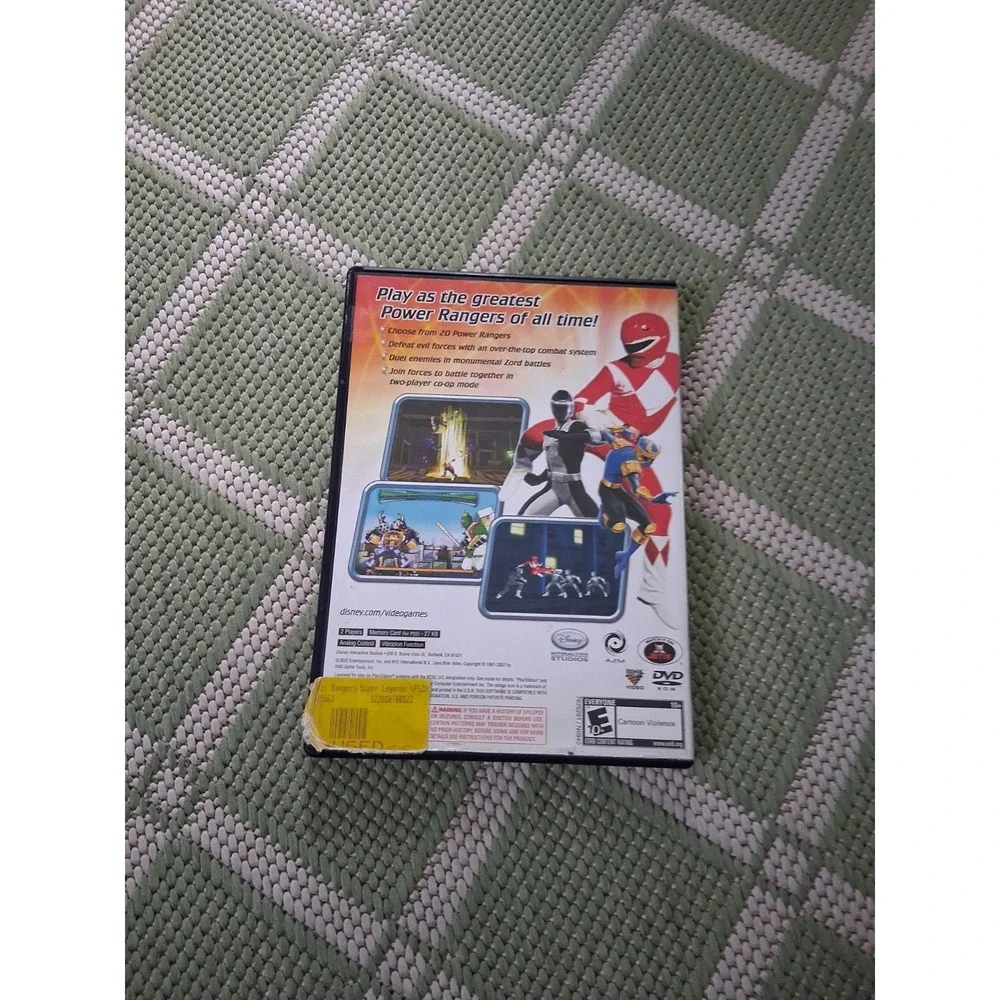 Power Rangers Super Legends (Sony PlayStation 2, 2007) CIB Complete Manual